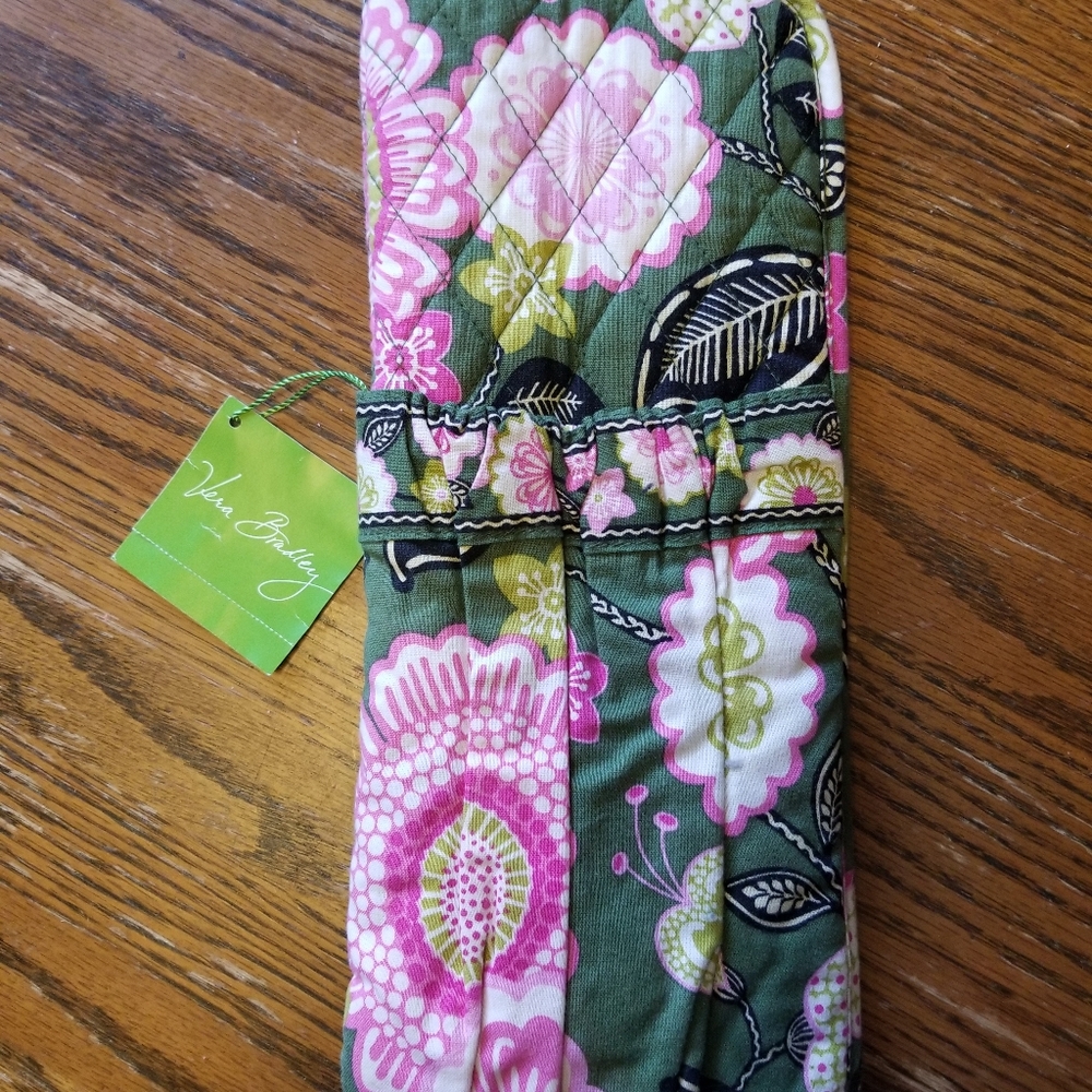 New Vera Bradley Straighten Up & Curl Olive Pink